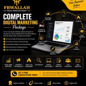 SEO & Local SEO Services 2 Complete Digital Marketing Package